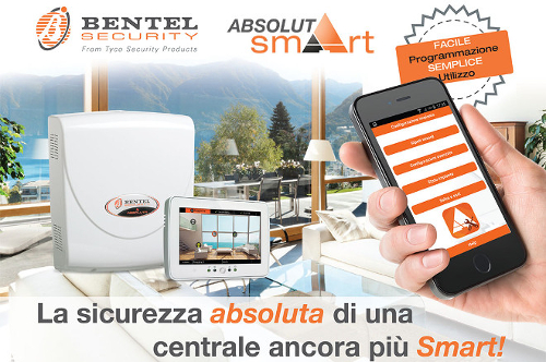 centrale ABSOLUTA SMART DI BENTEL SECURITY - centrale antintrusione programmabile da app smartphone!